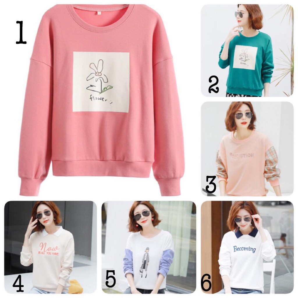 Áo nỉ nhiều màu cho nữ XA00018