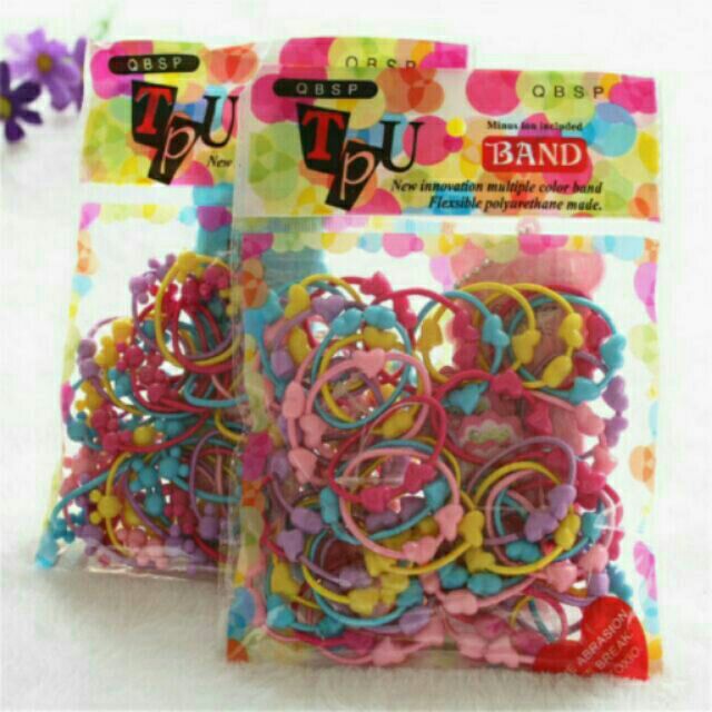 Túi chun buộc tóc cho bé gái (50 dây)