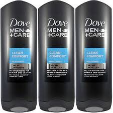 Sữa tắm + rửa mặt cho nam DOVE MEN CARE CLEAN COMFORT 250ml, 400ml