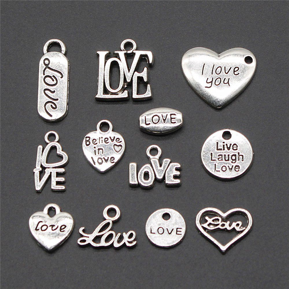 Phụ Kiện Làm Trang Sức Thủ Công Hình Chữ Love
