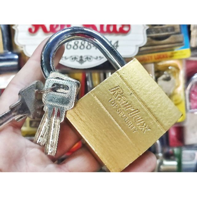 Ổ khóa cửa vàng chìa muỗng