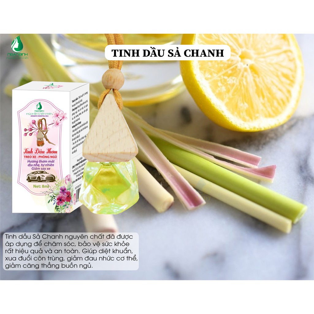 Tinh dầu Thơm Ngân Bình [Tinh dầu treo xe,phòng ngủ,wc,...]