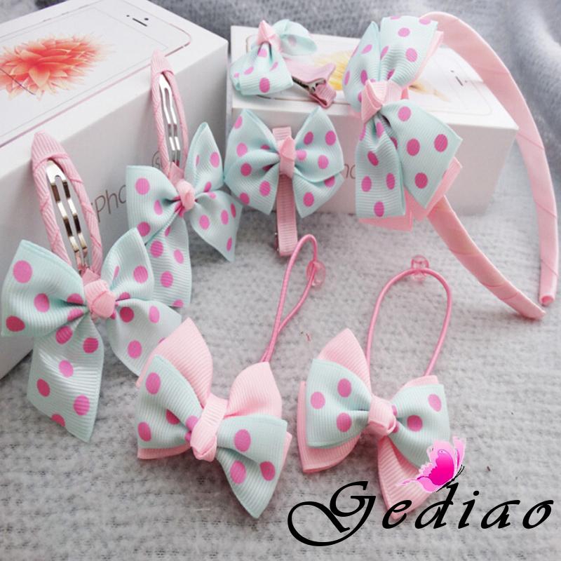 Ged♥cute beautiful Newest Girls Bow knot Barrette Hair Ring Fashion Accessories hair wear