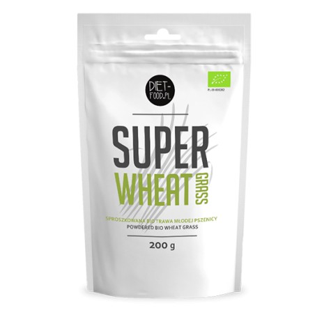 [Tặng hũ rắc thủy tinh] Bột cỏ lúa mỳ hữu cơ Diet Food 200g