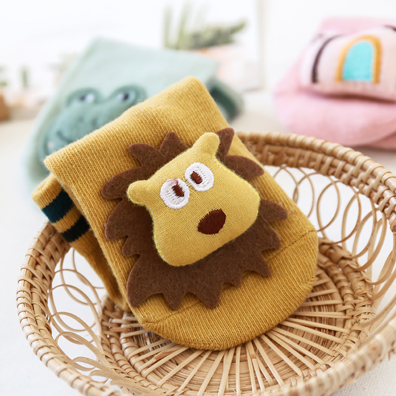 Vớ Cotton Cao Cổ Họa Tiết Dễ Thương Dành Cho Các Bé