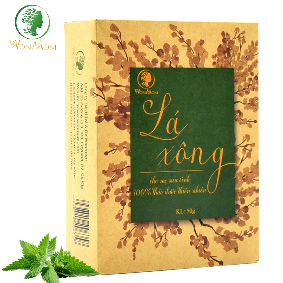 [ Giảm 35K - Đơn 339K ] Lá Xông Thảo Dược Wonmom Cho Mẹ Sau Sinh - 70 Gram