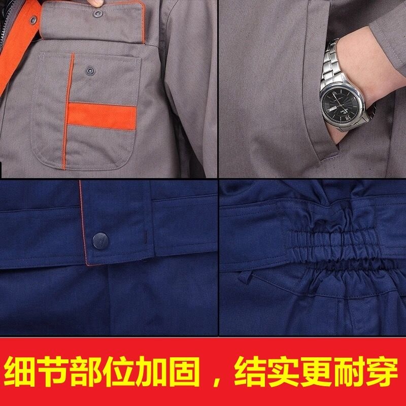 Quần áo bảo hộ lao động tay dài chống mòn phù hợp cho nam thợ hàn