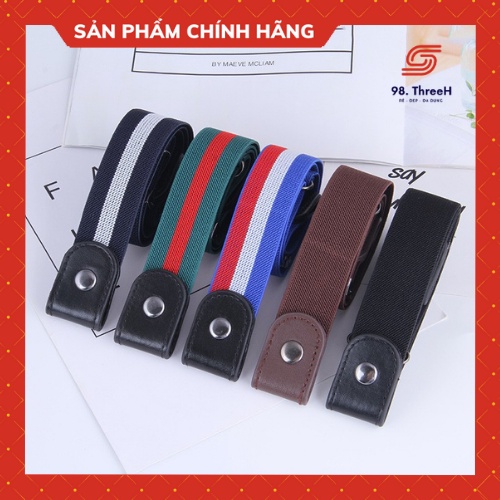 Thắt lưng dây chun có nút gài bấm, nút cài bấm, khuy cài bấm điều chỉnh lưng quần Jean, quần bò cạp rộng - Phụ kiện 98.