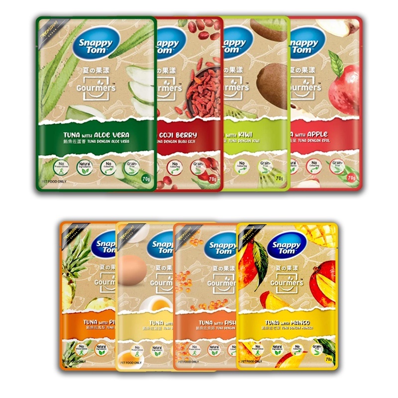 Pate Snappy Tom Premium Fruit 70g