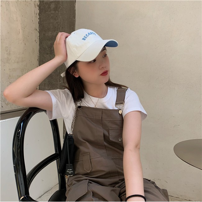 Mũ lưỡi trai nam nữ đẹp thời trang ulzzang cao cấp cá tính màu đen trắng giá rẻ