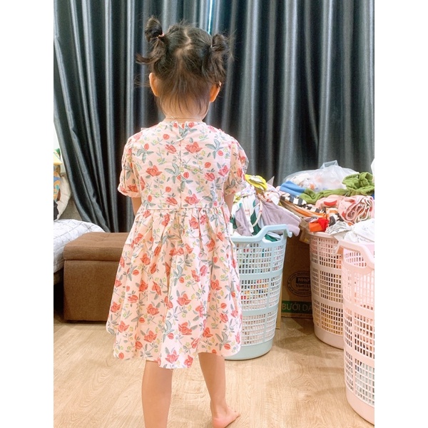 Váy hoa xuất hàn cho Bé