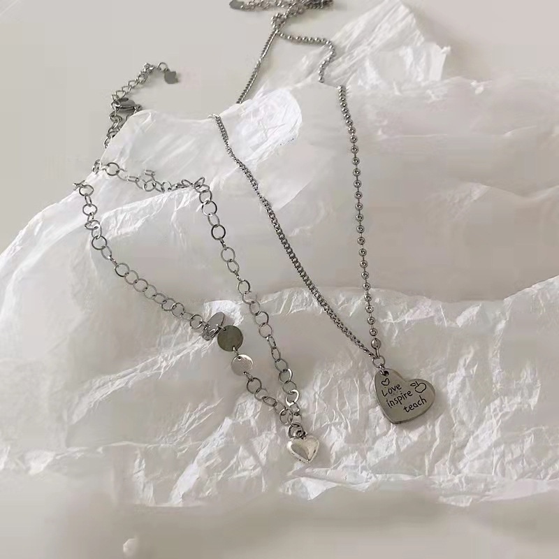 Vòng cổ Hình Trái Tim Phong Cách Hiphop