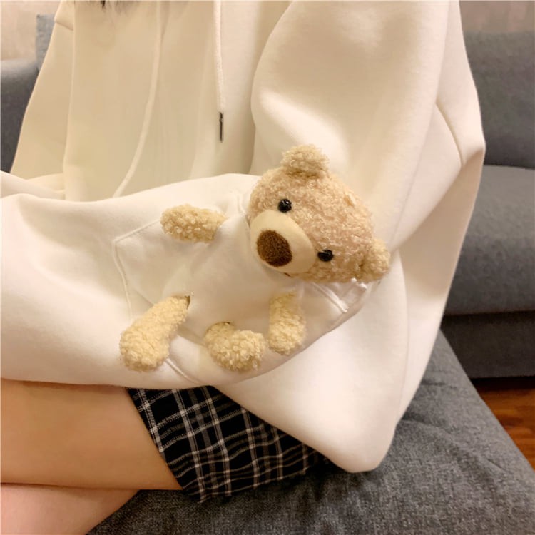 Áo hoddie unisex TAY GẤU phom rộng bo gấu chát nỉ bông dày giá siêu rẻ A00158 | BigBuy360 - bigbuy360.vn