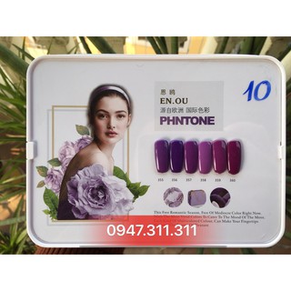 Set sơn gel en.ou chai hồng