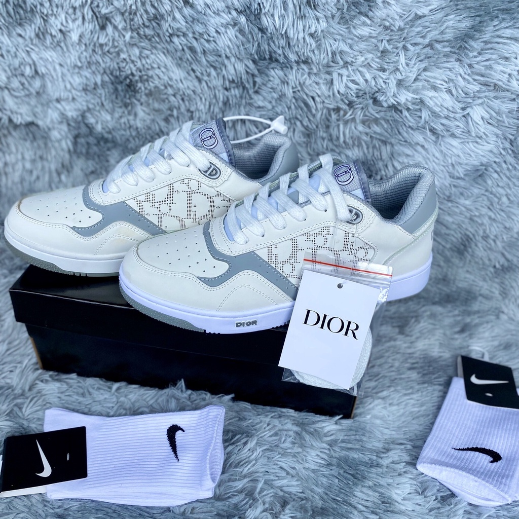 Giày thể thao, giày sneaker dior nam nữ mới nhất 2021 - Da thật đầy đủ bill box | BigBuy360 - bigbuy360.vn