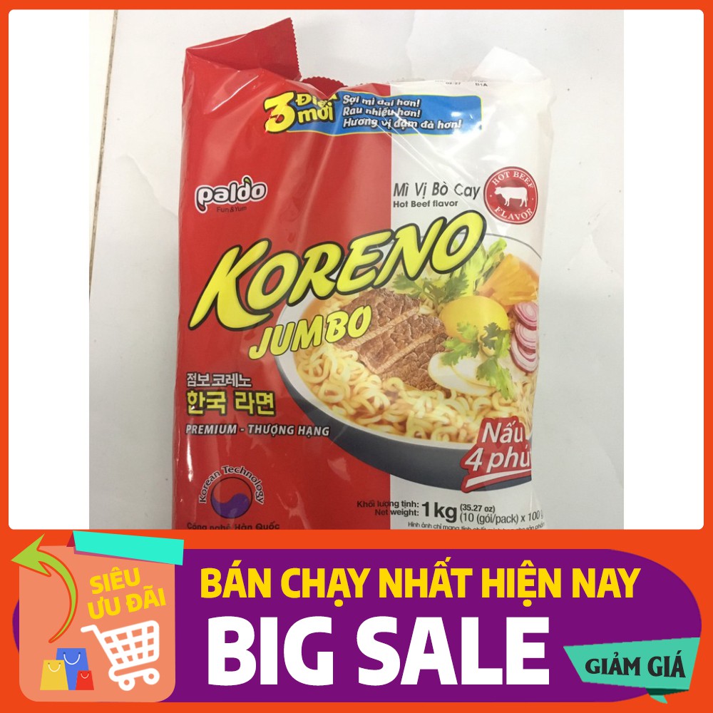 MÌ HÀN QUỐC KORENO JUMBO - Mỳ ăn liền ngon số 1 hàn quốc | BigBuy360 - bigbuy360.vn
