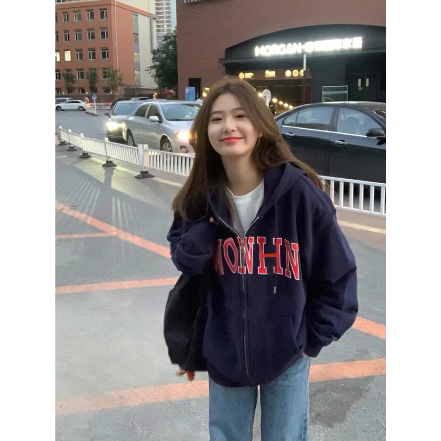 Khoác Nỉ Dày Mềm Nam Nữ Chữ SWO Dáng Rộng Bồng Tay Có Mũ Bo Tay 1 Lớp Unisex Uzzlang