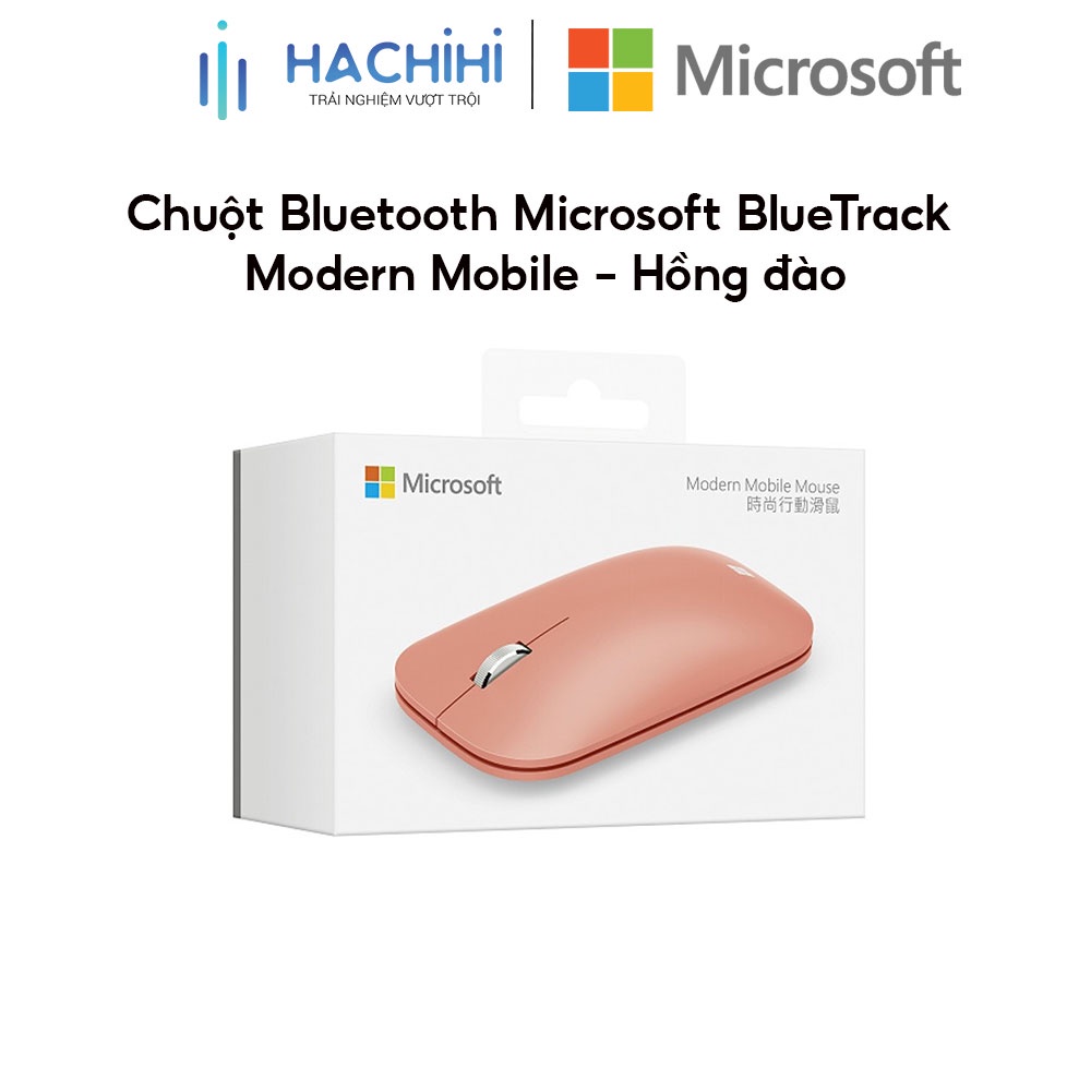 Chuột Bluetooth Microsoft BlueTrack Modern Mobile - Hồng đào