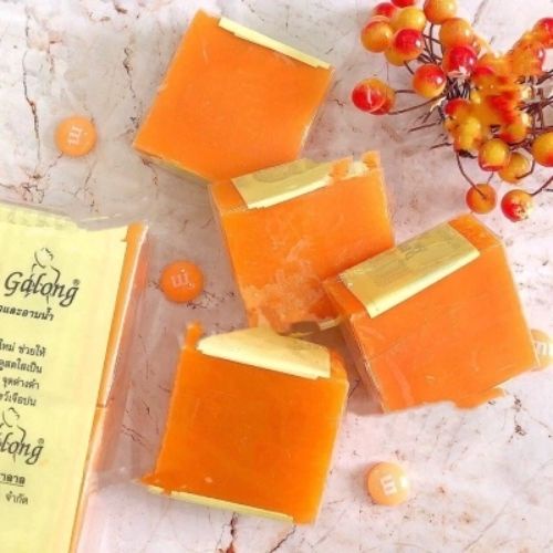 Xà phòng Cam Nghệ Thái Lan - xà bông Orange Natural Soap