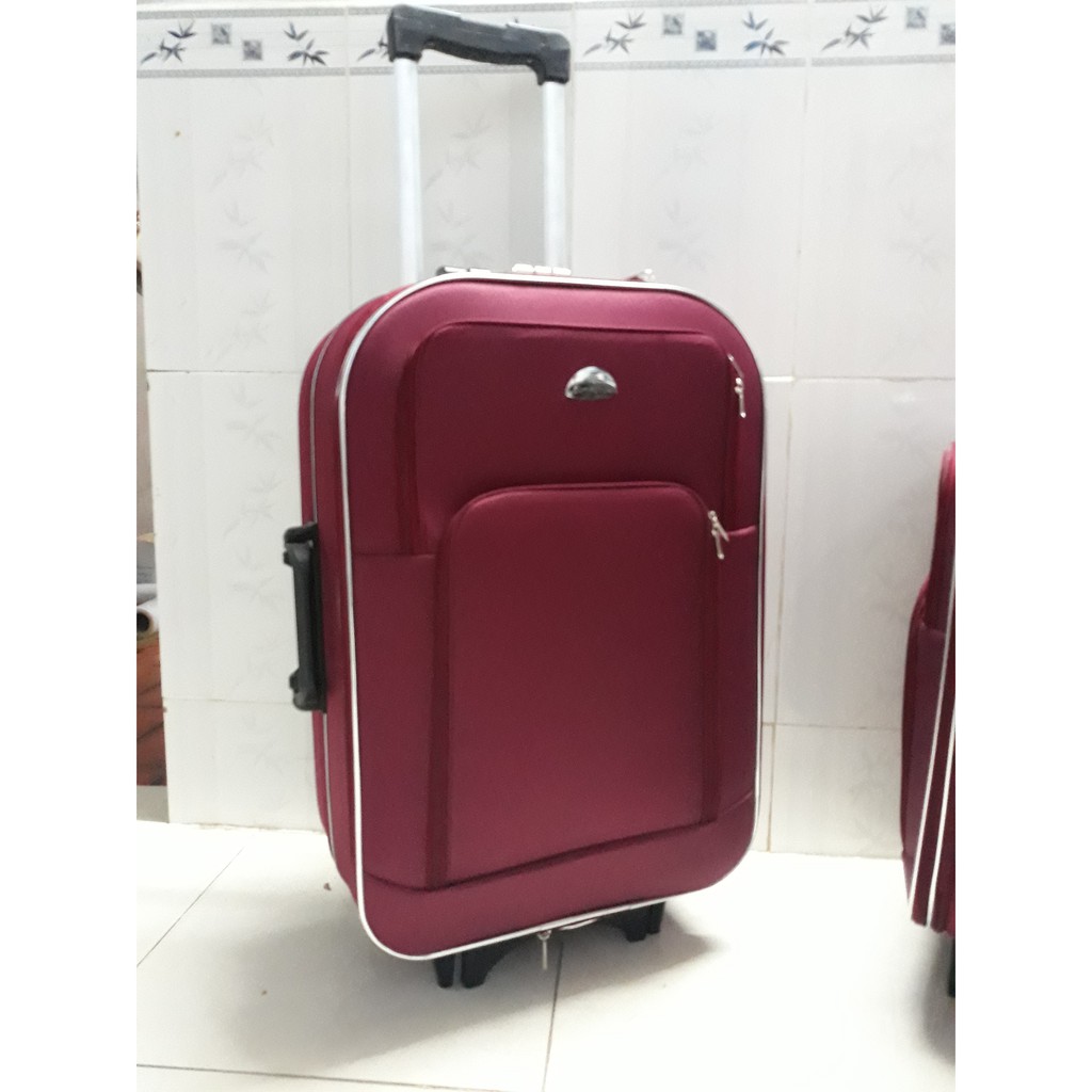Số 3 24inch - Vali du lịch vải bố dù 3 bánh và 4 bánh xoay 360 đội