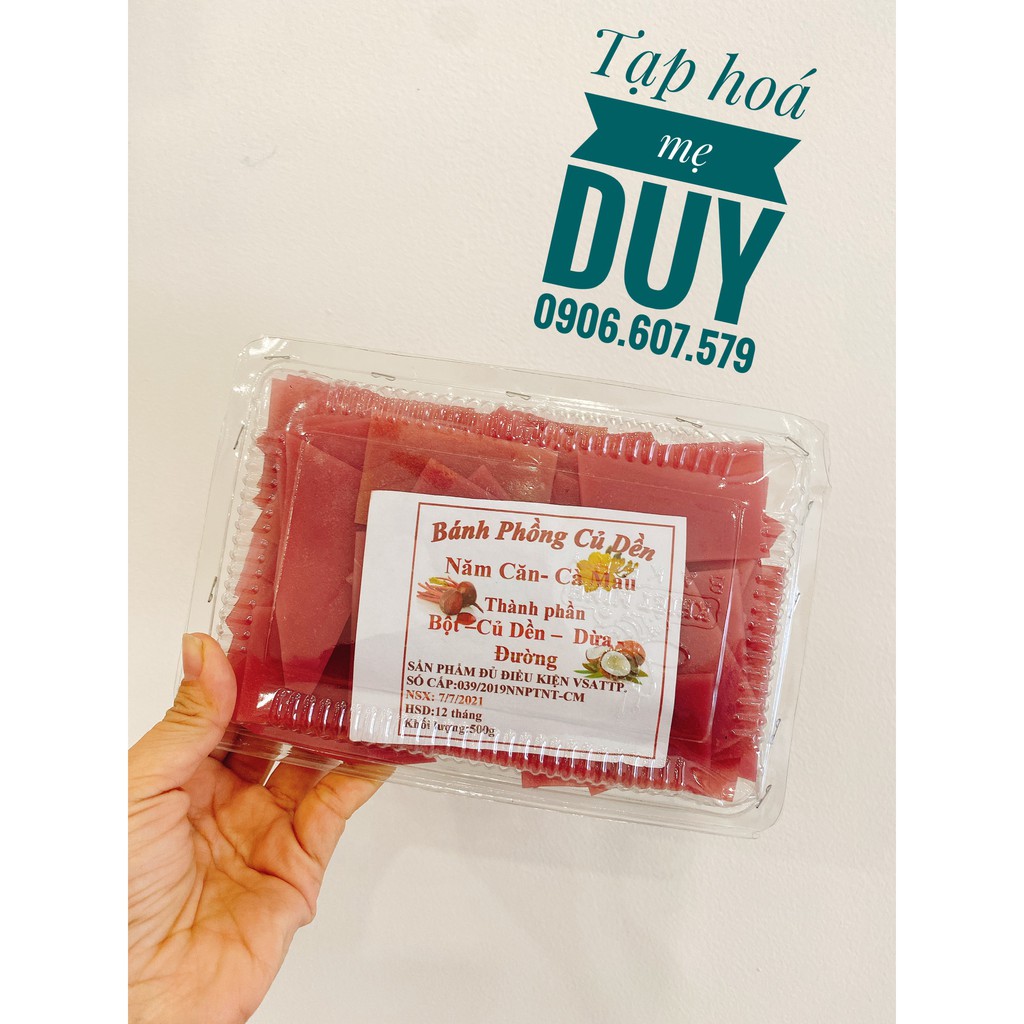 Bánh phồng Thanh Long - Củ Dền Năm Căn - Cà Mau