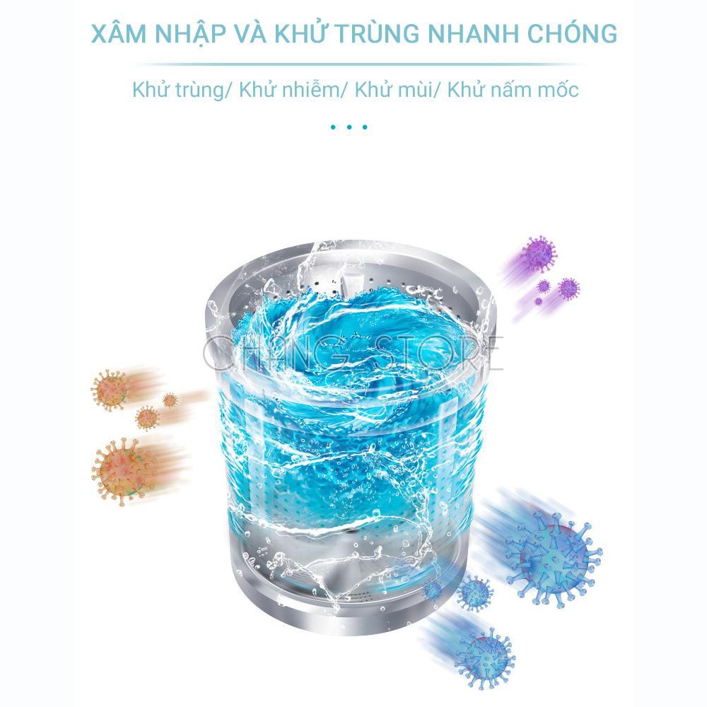 Hộp 12 Viên Tẩy Vệ Sinh Lồng Máy Giặt Diệt Khuẩn, Khử Mùi, Tẩy Chất Cặn Hiệu Quả