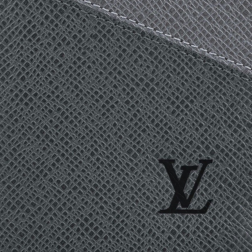 👝HIGH FASHION👝 Ví cao cấp khóa - dài - ngắn - Ví đụng thẻ LV Paris đen on web da thật phối màu fullbox MLN