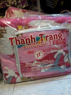 Drap bộ Coton Thắng Lợi ( ko mền )