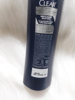 Dầu gội Clear Men 70g
