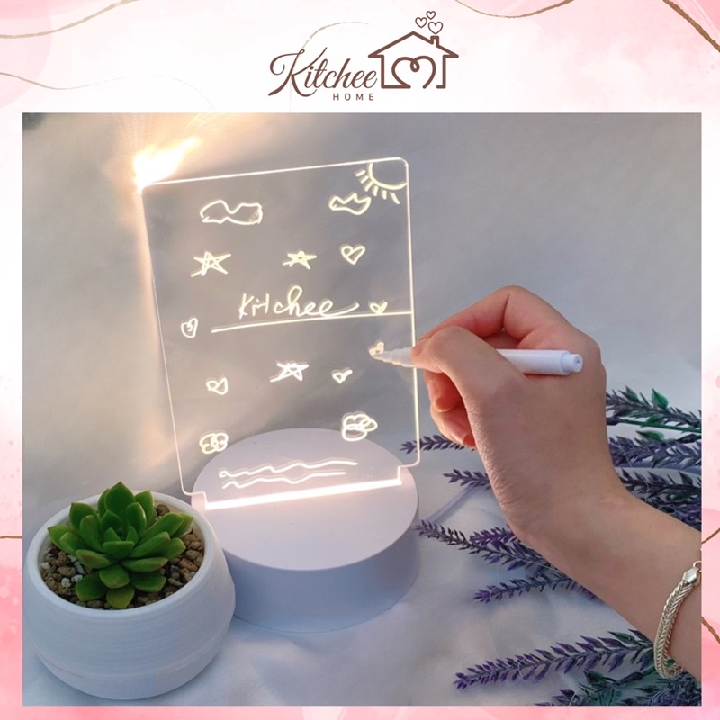 Đèn Ngủ Tự Trang Trí, Đèn Ngủ 3D Viết Xoá Theo Sở Thích Độc Nhất Vô Nhị