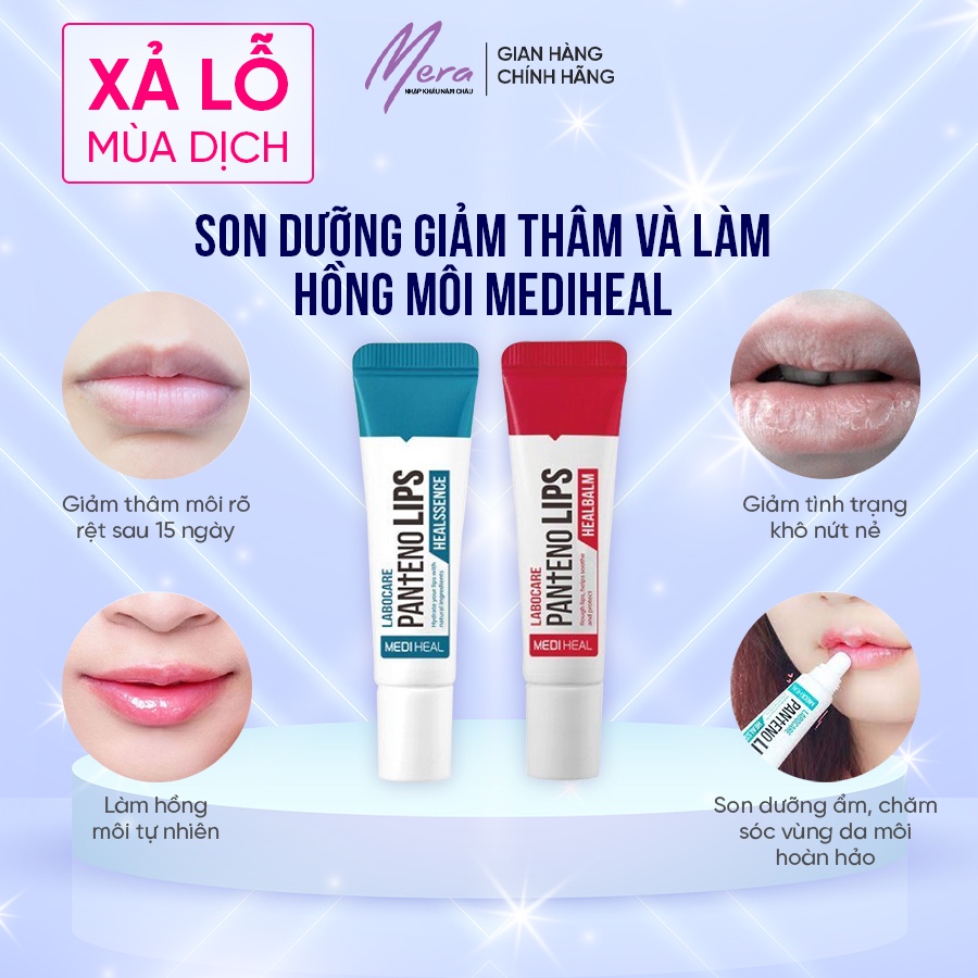 Son dưỡng giảm thâm môi làm hồng môi Mediheal Labocare Panteno Lips