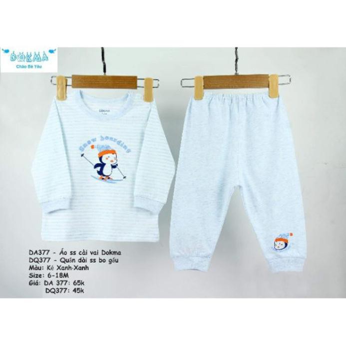 Bộ cài vai dài tay Dokma QA377