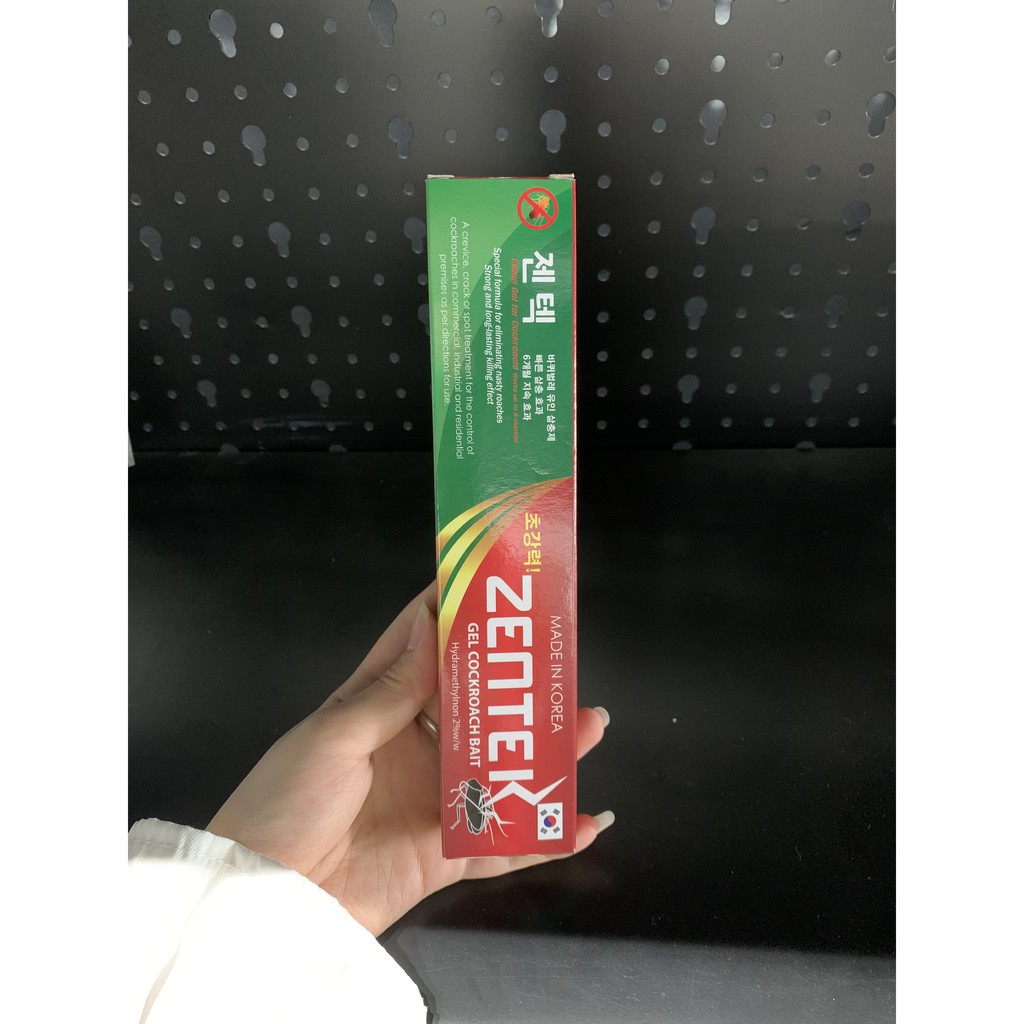 Gel diệt gián Zentek Hàn Quốc Tuýp 35g Thuốc diệt gián đức chung cư sạch tận gốc