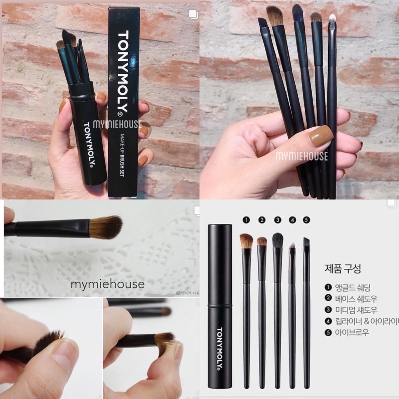 SET CỌ MAKEUP MẮT TONYMOLY - MAKEUP BRUSH SET