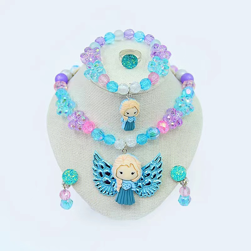 Bộ Trang SứC HìNh Frozen Dễ Thương Cho Bé | Bộ Trang Sức Công Chúa Elsa Sophia|Trang Sức Cô Gái