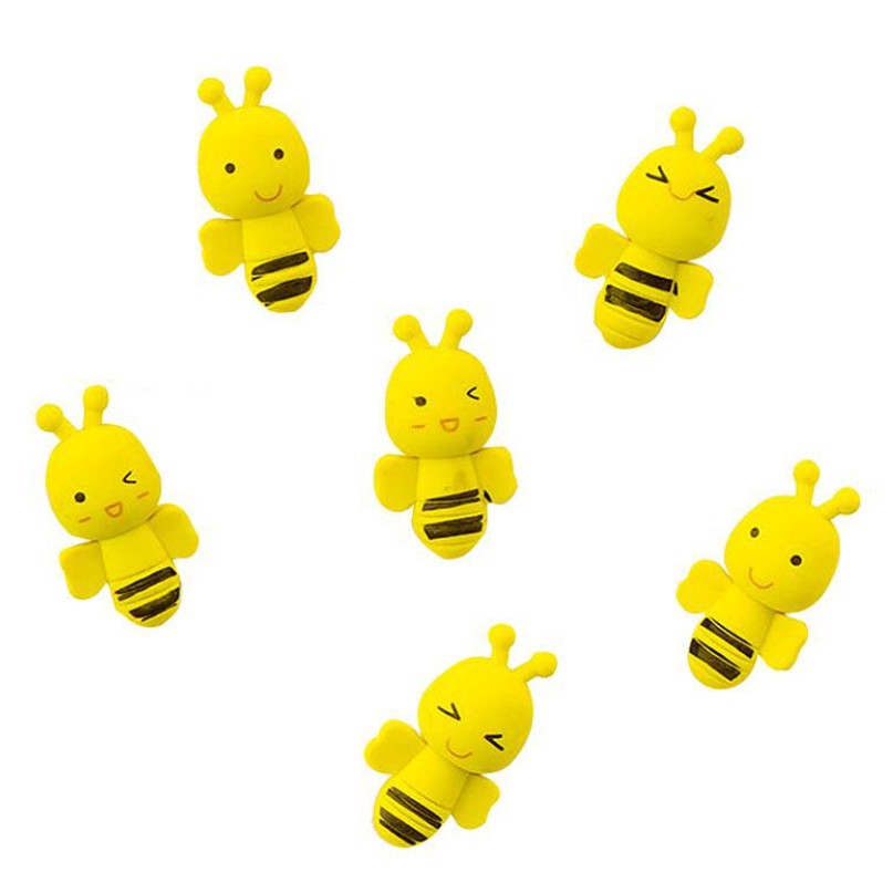 combo 2 Tẩy con ong_ Tẩy bút chì hình con ong vàng cho bé siêu dễ thương