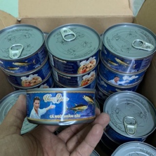 THÙNG 48 LON CÁ NGƯ NGÂM DẦU VUA BIỂN CÓ MIẾNG 170G
