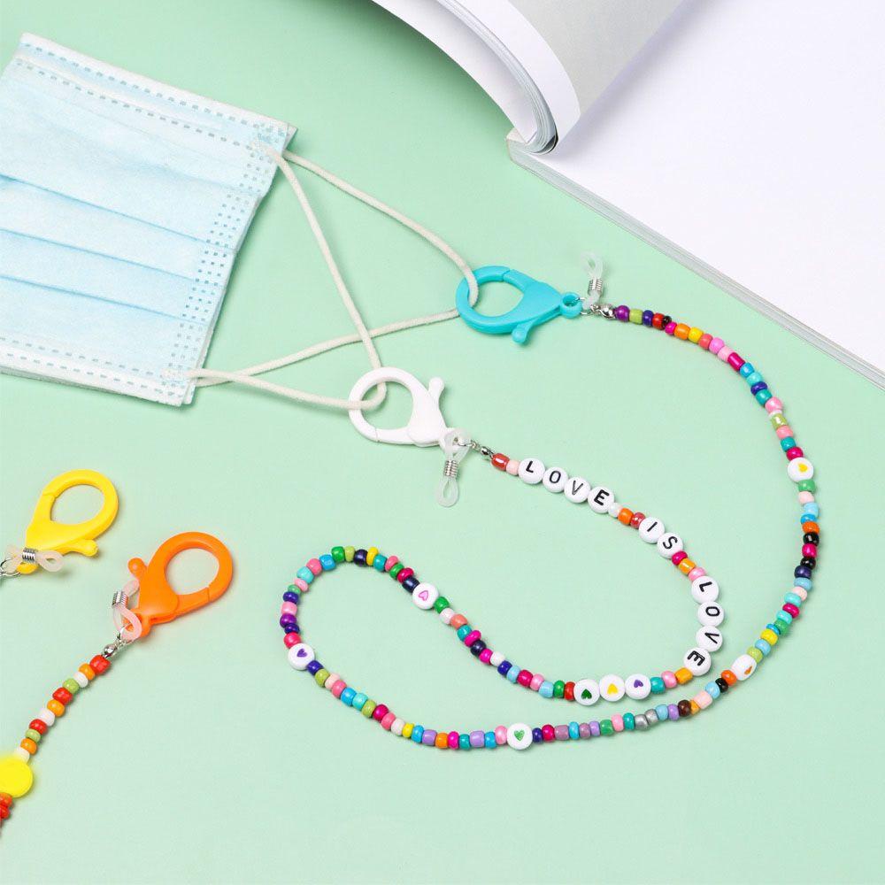 Dây Chuỗi Hạt Bằng Acrylic In Chữ Thời Trang