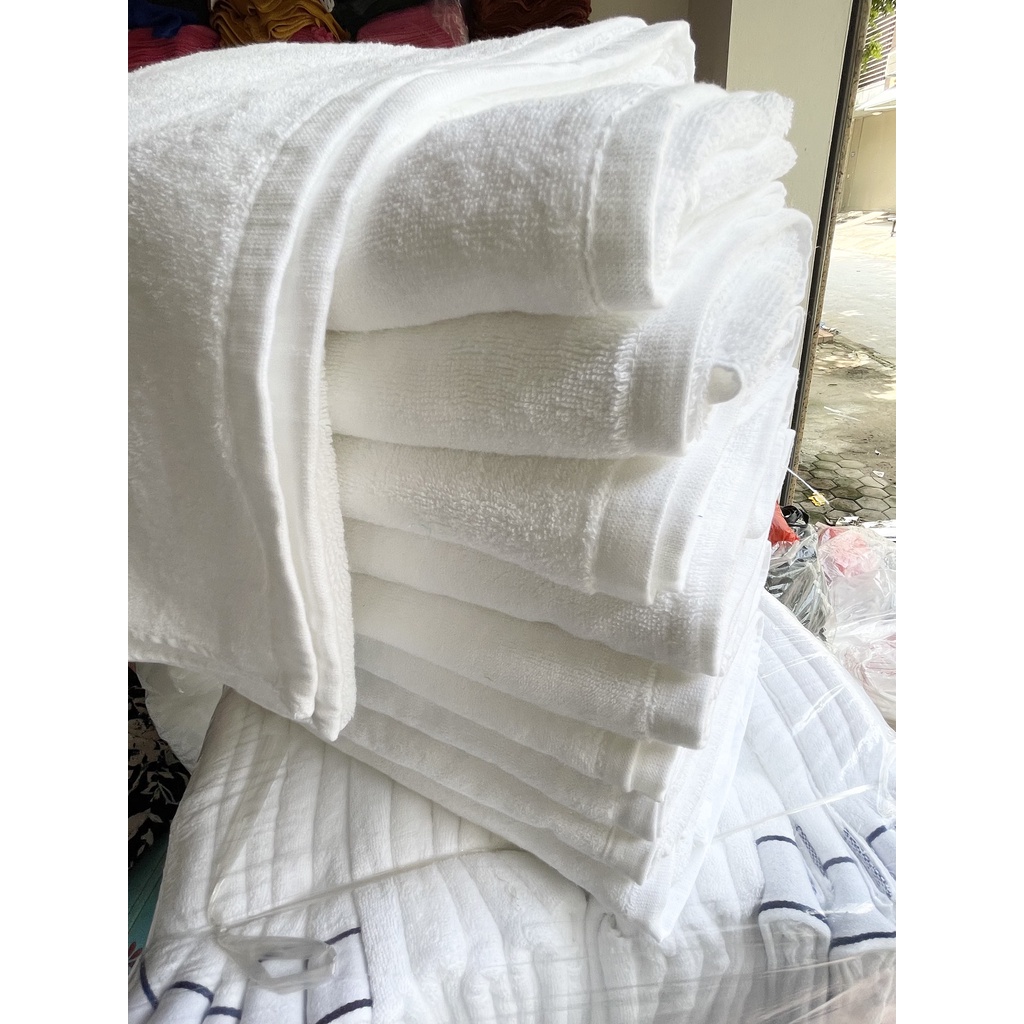 Khăn tắm trắng khách sạn, nhà nghỉ, homestay bình dân, Giá siêu rẻ và đẹp