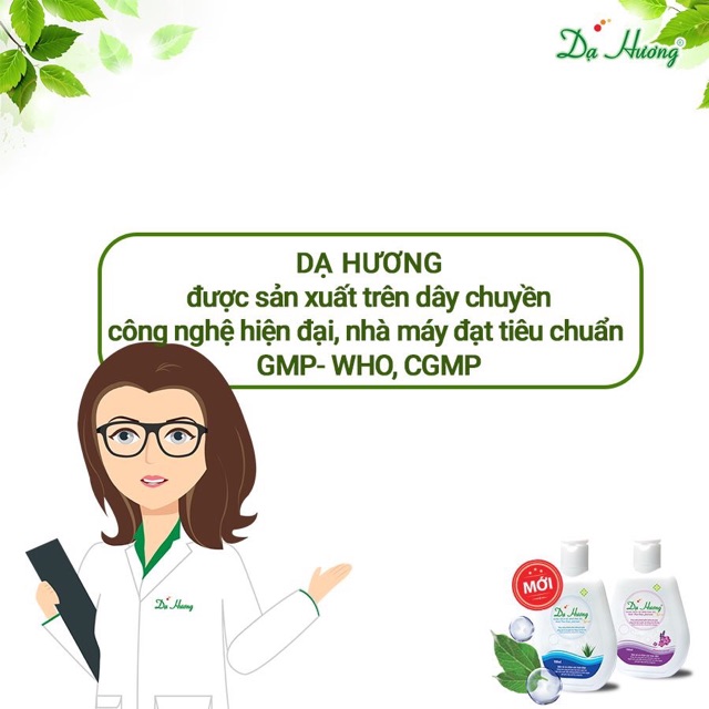 Dung dịch vệ sinh phụ nữ Dạ Hương