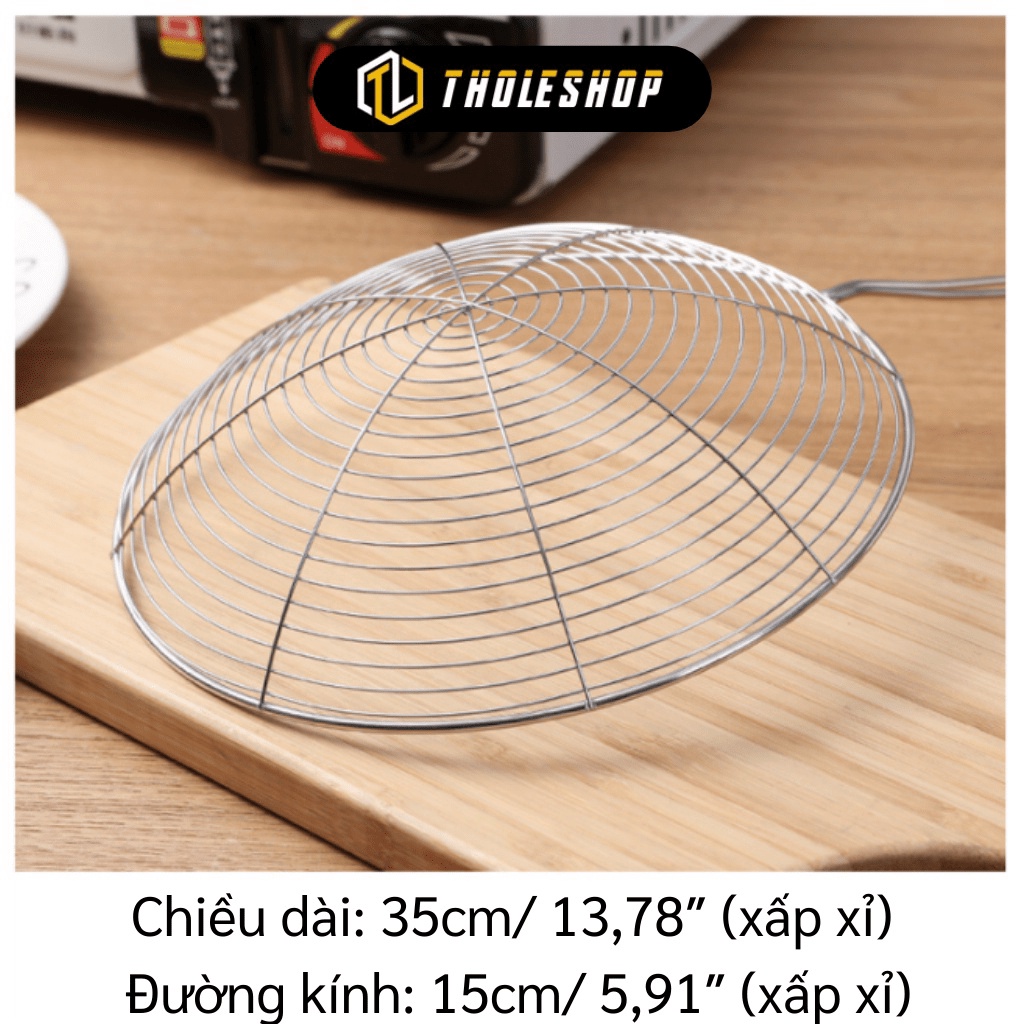 [SGD] Vợt Vớt Thức Ăn - Vợt Vòng 15cm Vớt Đồ Nóng, Đồ Chiên Ráo Dầu Bằng Thép 9621