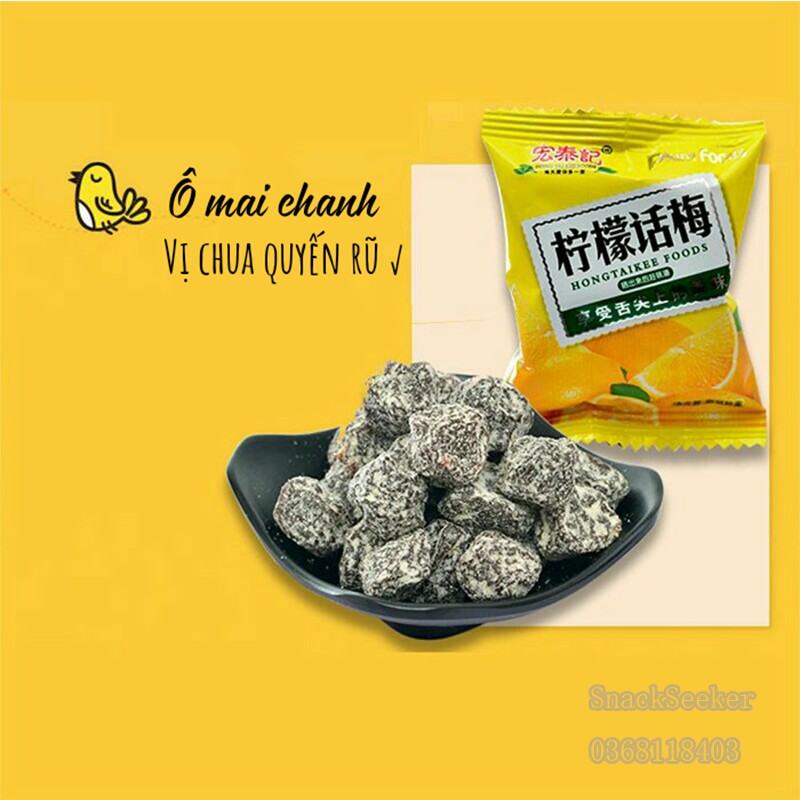 Ô mai 7 vị gói 25g mơ táo mận chanh #SnackSeeker 🍇🍏🍋