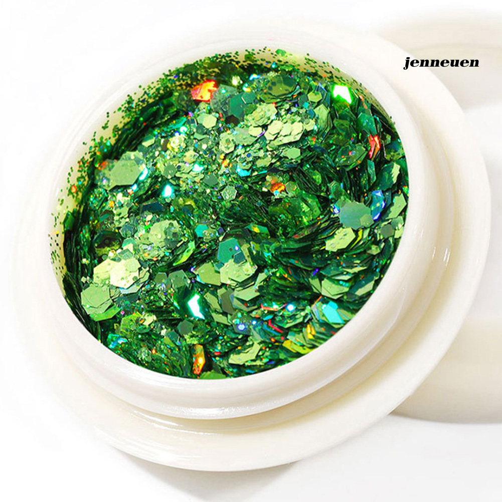 [Hàng mới về] Set 6 Hộp Kim Tuyến Lấp Lánh Trang Trí Móng Tay Diy