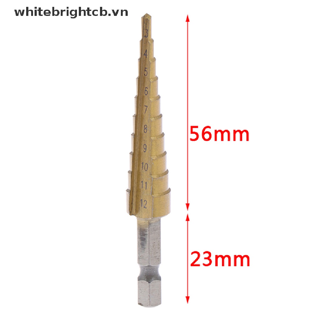 Mũi Khoan Kim Loại Hình Lục Giác 3-12mm Chuyên Dụng