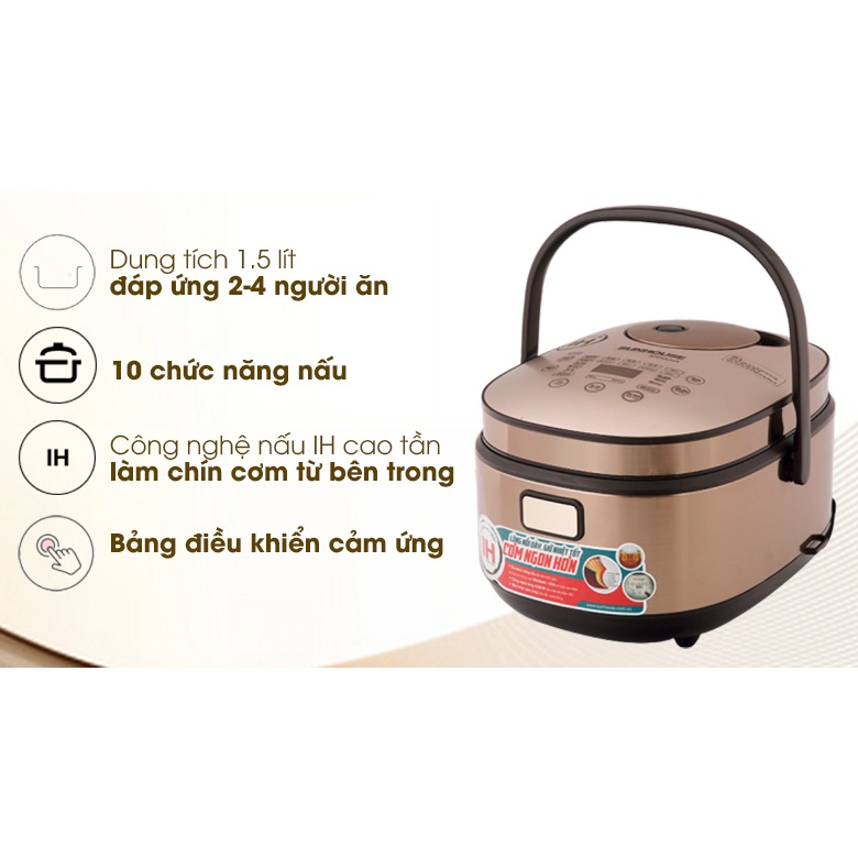 Nồi cơm điện cao tần SUNHOUSE MAMA SHD8955 1.5l- Bảo hành chính hãng 1 năm