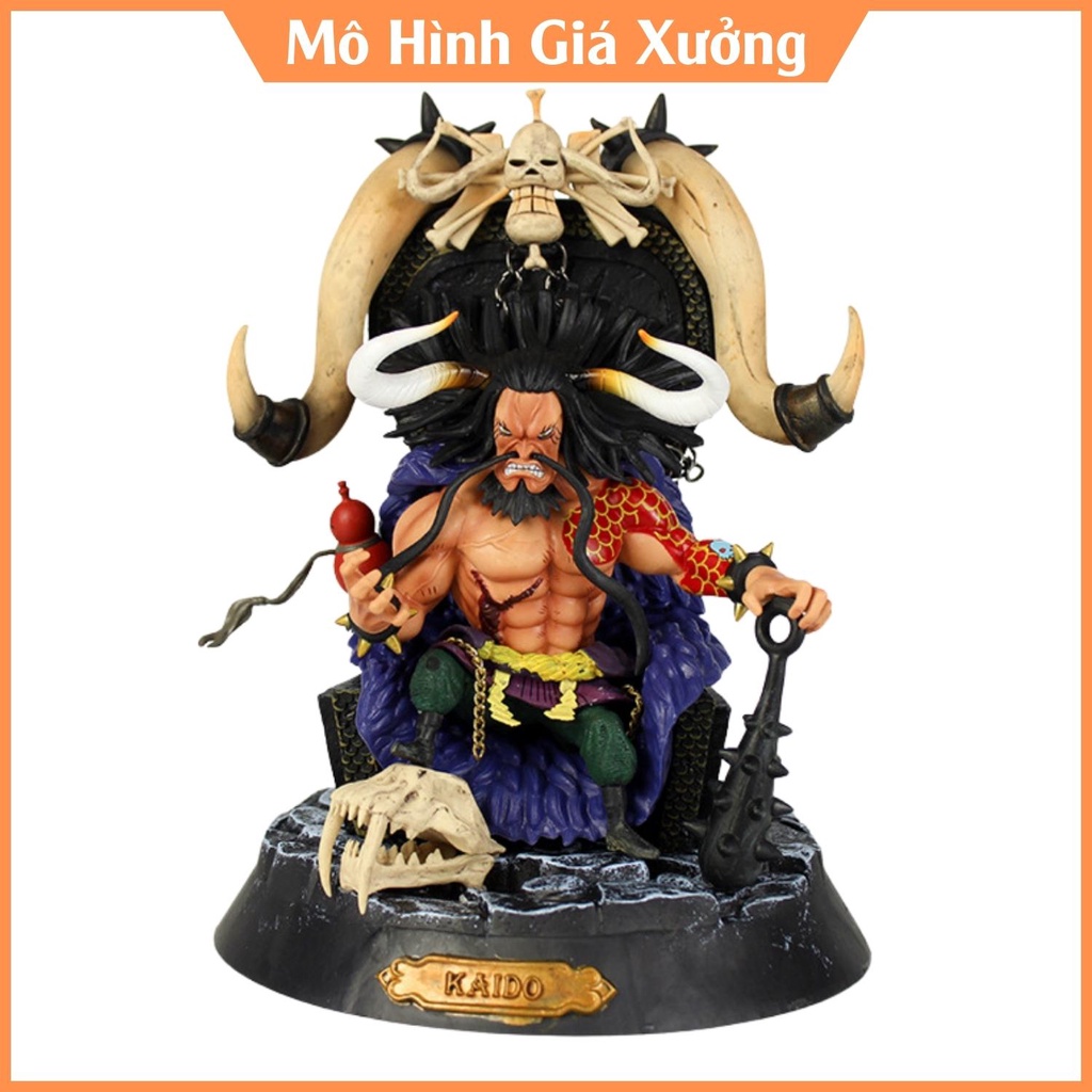 Mô hình One Piece Kaido 1 trong tứ hoàng cao 23cm + phụ kiện đi kèm , figure one piece , mô hình giá xưởng