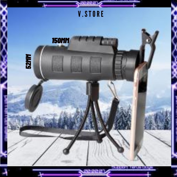 💎 HÀNG XỊN 💎Ống Nhòm Một Mắt Kèm Lens Camera💎 Tầm Nhìn 2500M Siêu Nét Phù Hợp Với Tất Cả Các Điện Thoại BH6T