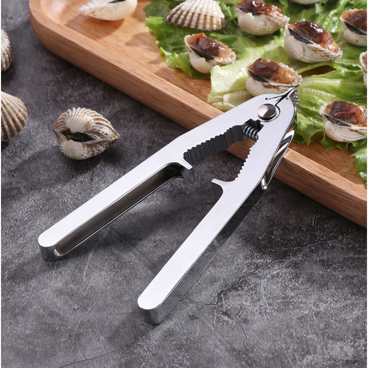 Dụng cụ tách vỏ xò hải sản, tách vỏ hạt đa năng inox cao cấp chống gỉ