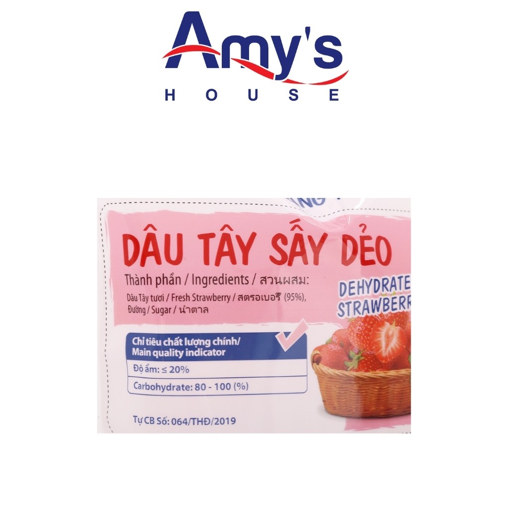 Dâu tây sấy dẻo Thaifruitz 100g