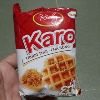 Bánh karo trứng tươi chà bông 156g/6 cái